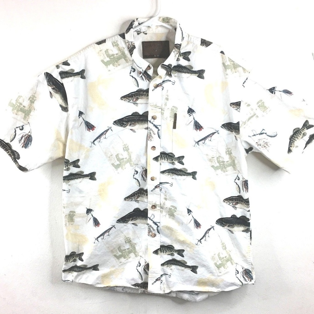 Mens NORTH RIVER Outfitters FISHING Theme
